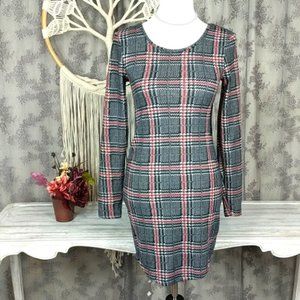 Eye Candy plaid cross back dress